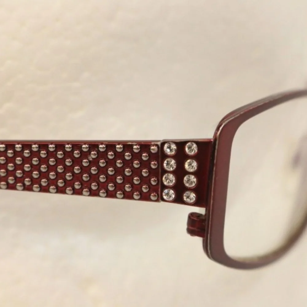 Jill Stuart Rose Gold RX Eyeglasses W/Case